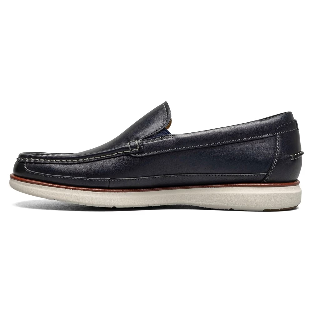 Мокасины Florsheim Tropics venetian с узким скошенным носком, navy — фото 4