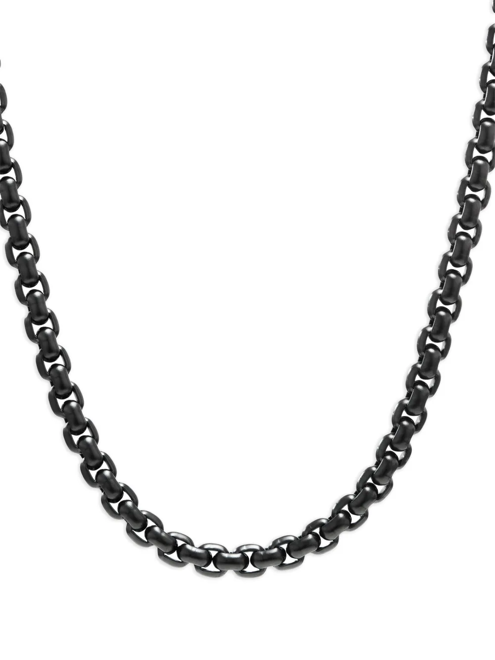 

Серебряное колье Box Chain (7.3 мм) David Yurman, серебяный