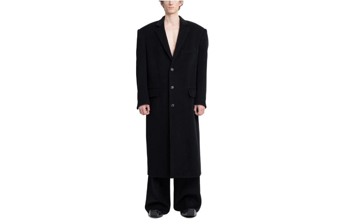 

Пальто мужское черное Balenciaga, черный