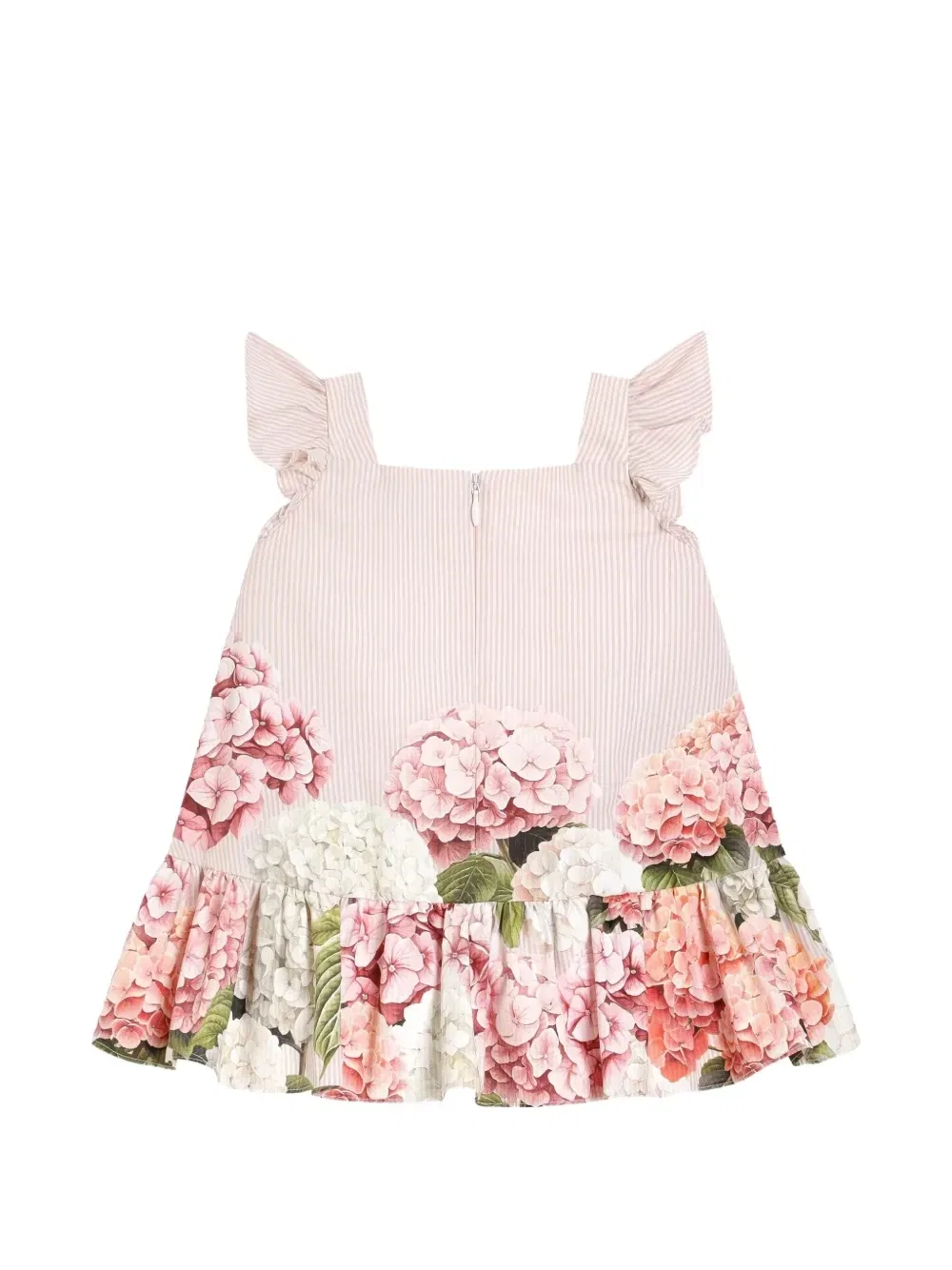 Платье с принтом Hydrangea Dolce & Gabbana Kids, розовый — фото 2