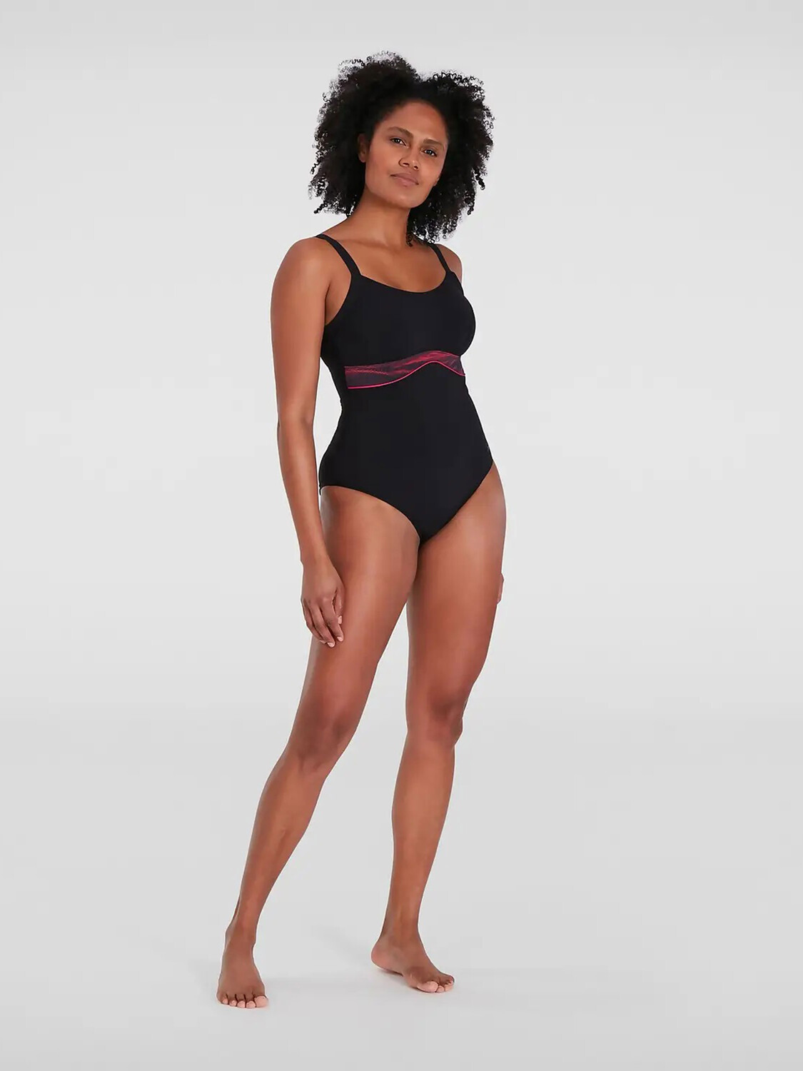 

Цельный купальник Speedo SHAPING SALACIA CLPBK PT 1PC AF, черный
