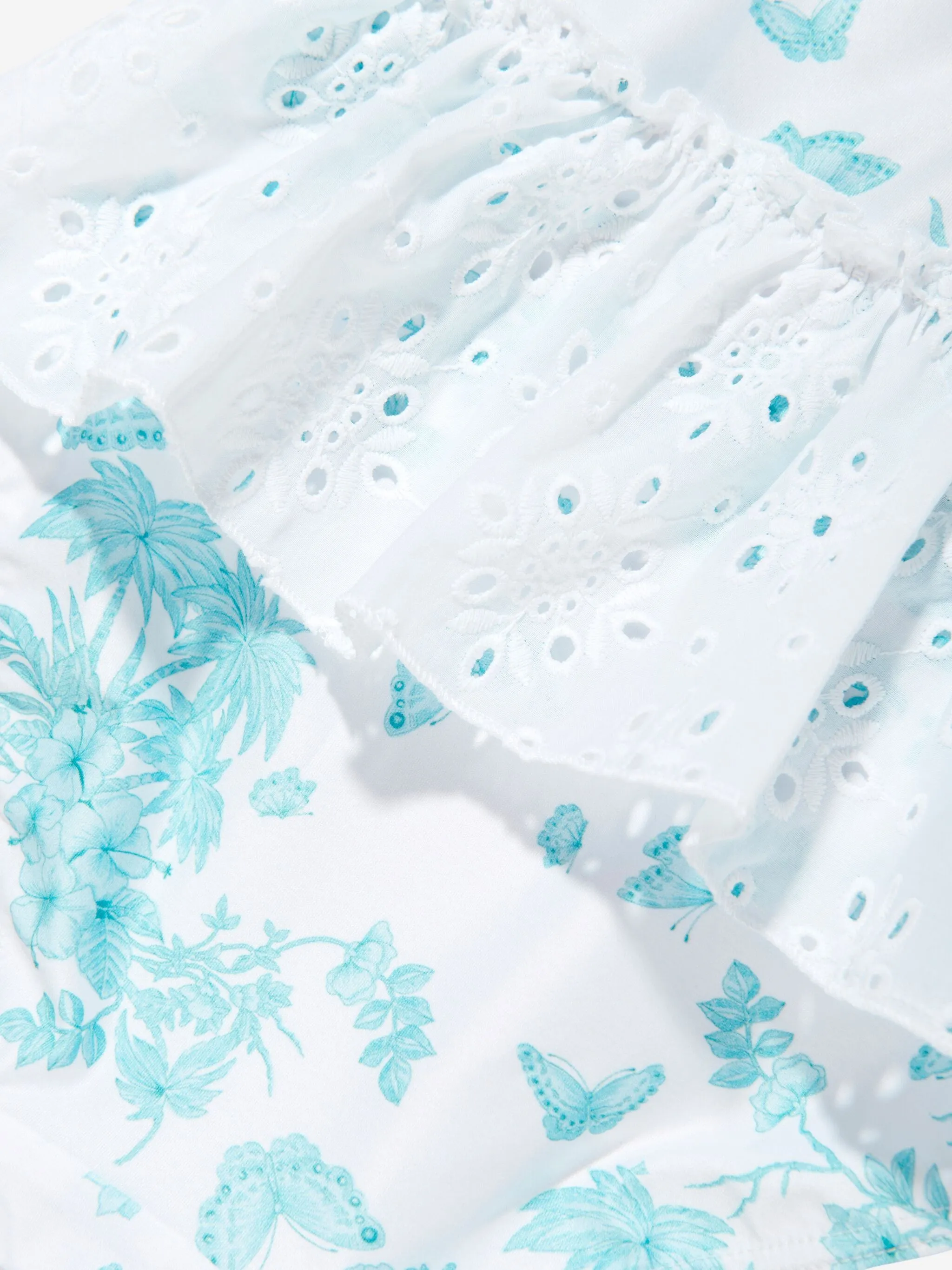 

Купальник с цветочным принтом Seliniaction Kids, синий