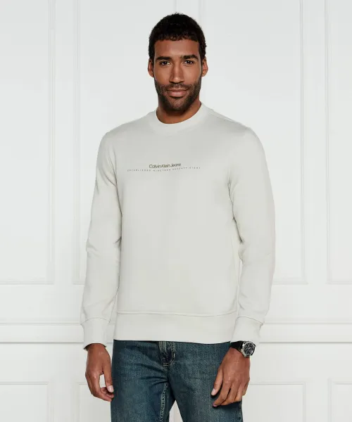 

Толстовка Regular fit Calvin Klein Jeans, бежевый