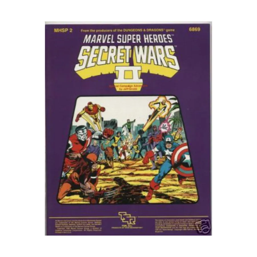 

Модуль Secret Wars II, Marvel Super Heroes (TSR)