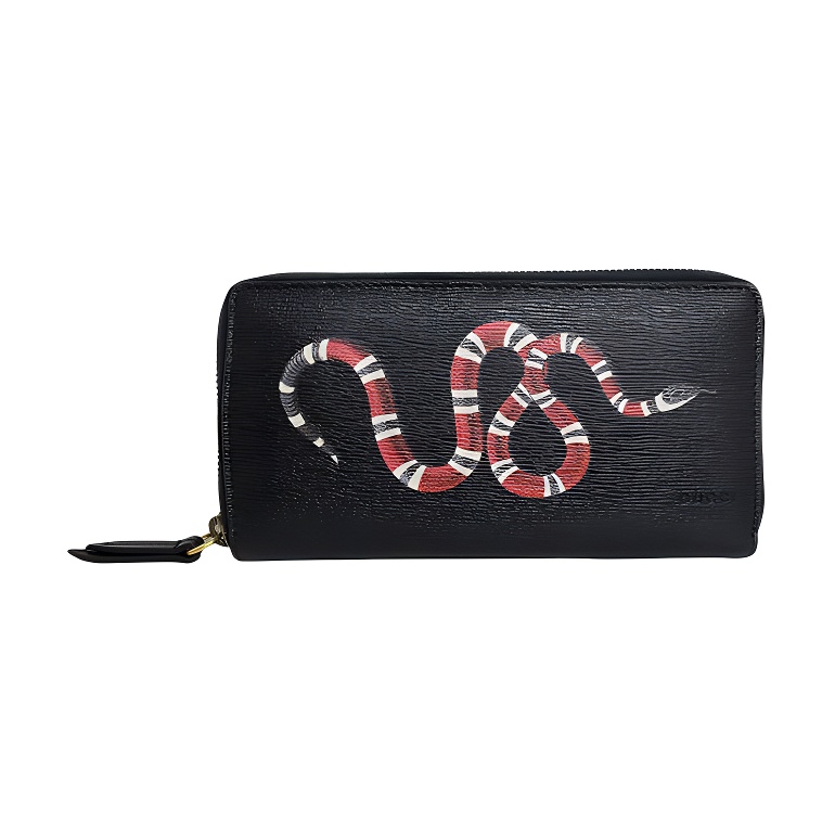 

Кожаный кошелек мужской черный GUCCI