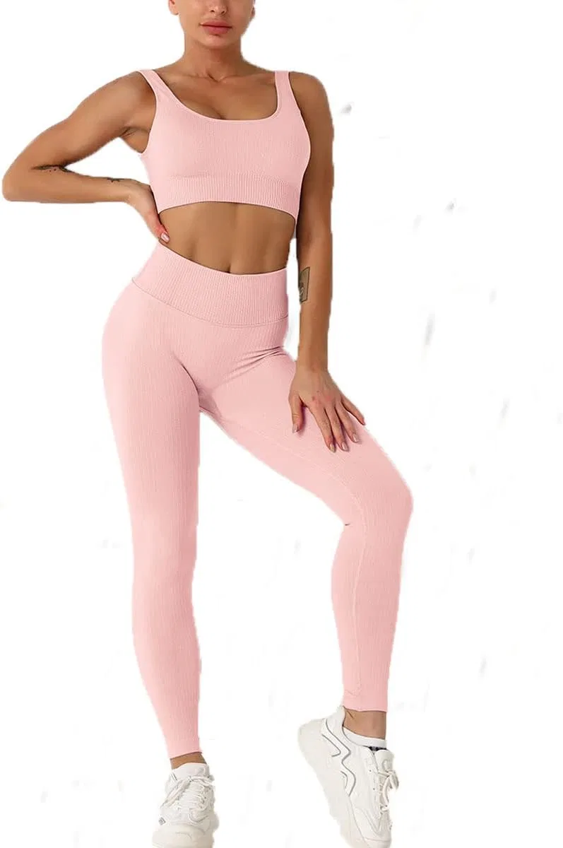 Женский спортивный комплект Yoga Pink