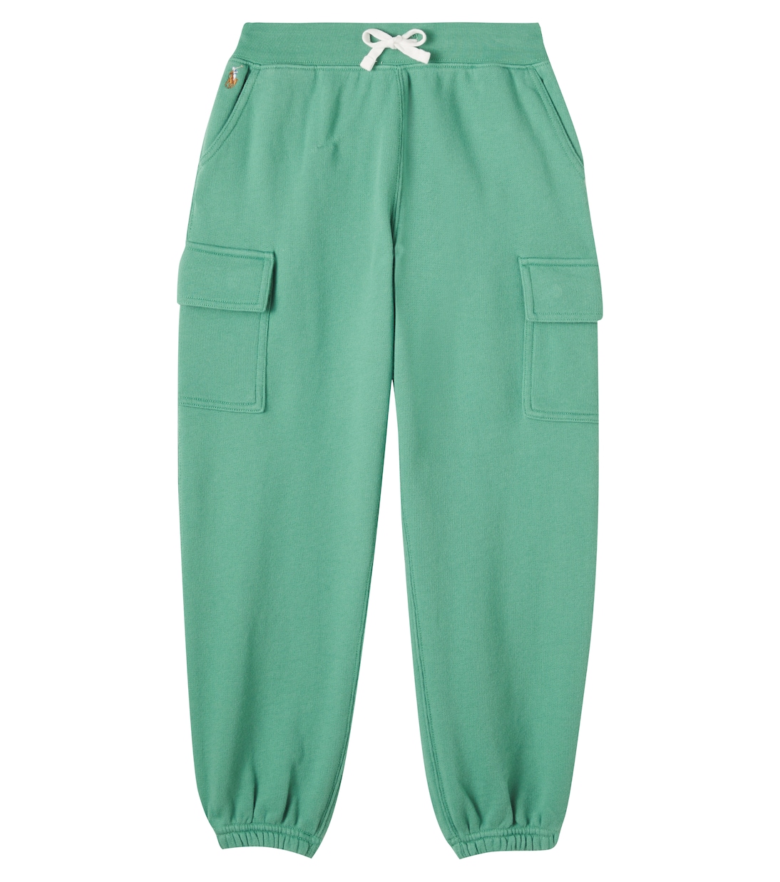 

Флисовые спортивные штаны из хлопковой смеси Polo Ralph Lauren Kids, Fairway Green