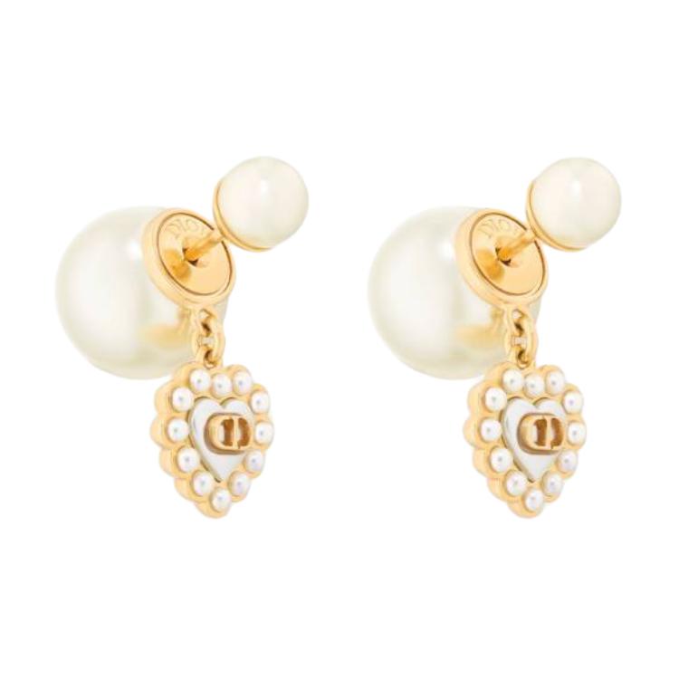 

Женские золотые серьги из жемчужной смолы DIOR
