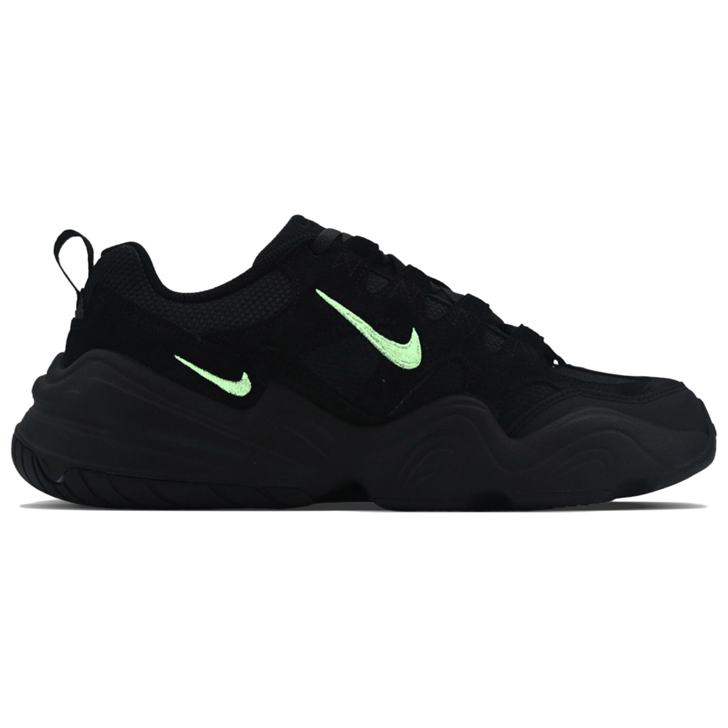 Техническая Hera устойчивые к истиранию низкие кеды унисекс Nike, черный/зеленый — фото 3