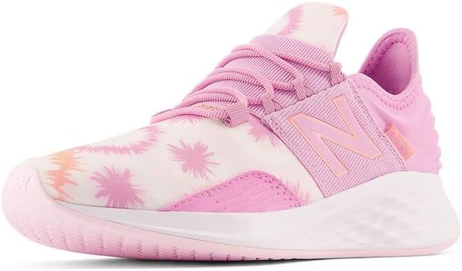

Кроссовки New Balance Kids Fresh Foam Roav V1 на шнуровке, Raspberry/Grapefruit
