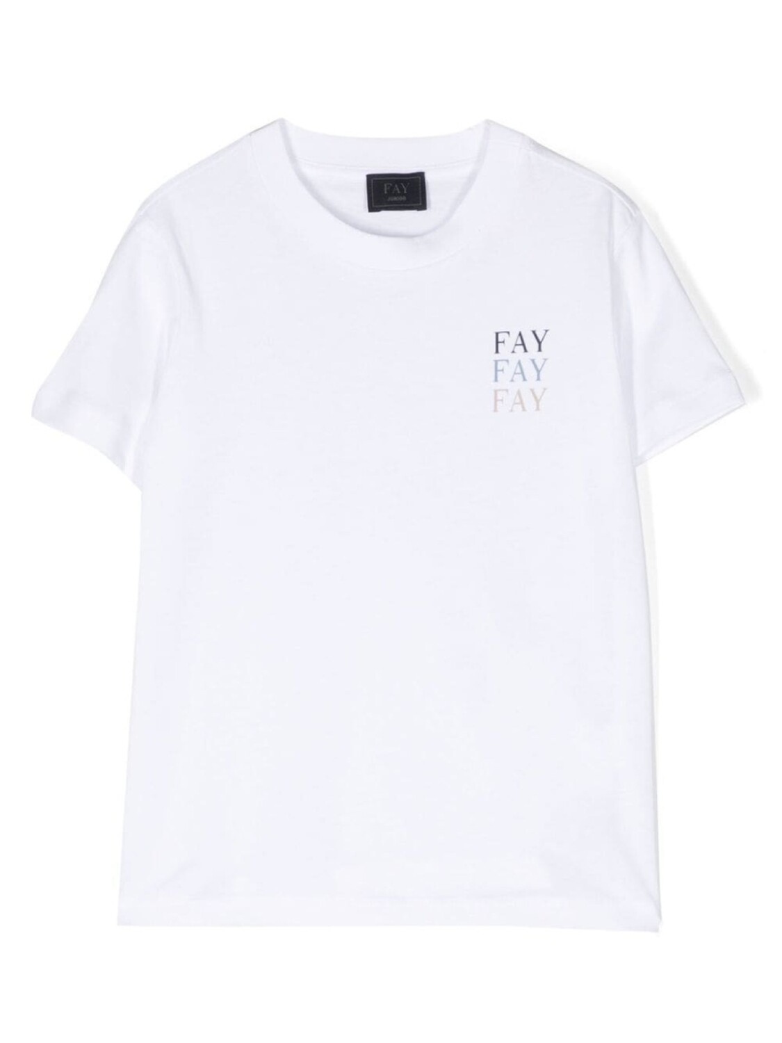 

Fay футболка с логотипом, белый