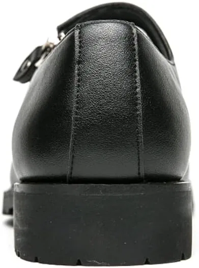 Лоферы двухцветные Loafers & Slip-Ons Black Abborora — фото 4