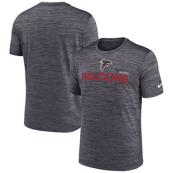 

Мужская черная футболка atlanta falcons blitz velocity modern performance Nike