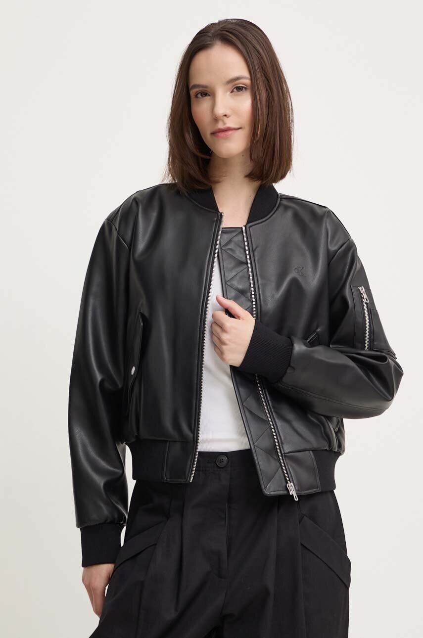 

Бомбер Calvin Klein Jeans, черный