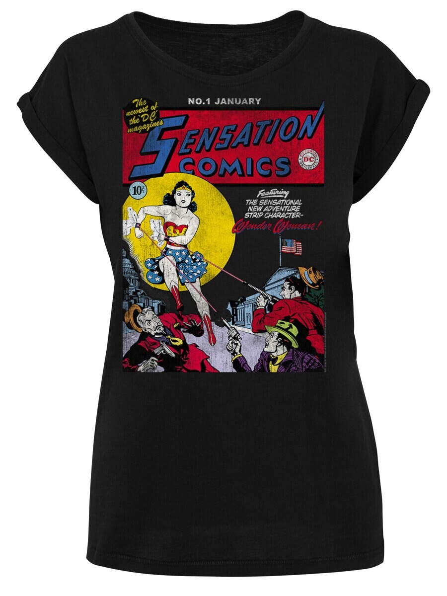 

Футболка F4NT4STIC Shirt Wonder Woman Sensation Comics Issue 1 Cover, черный