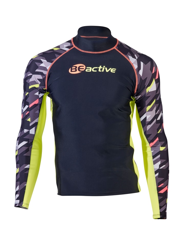 

Рубашка для плавания SUNSET черного и разноцветного цветов BECO the world of aquasports