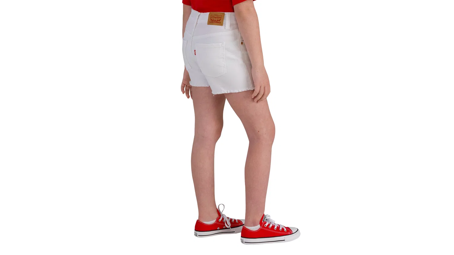 Шорты для девочек 7-16 лет Levi's, White — фото 2