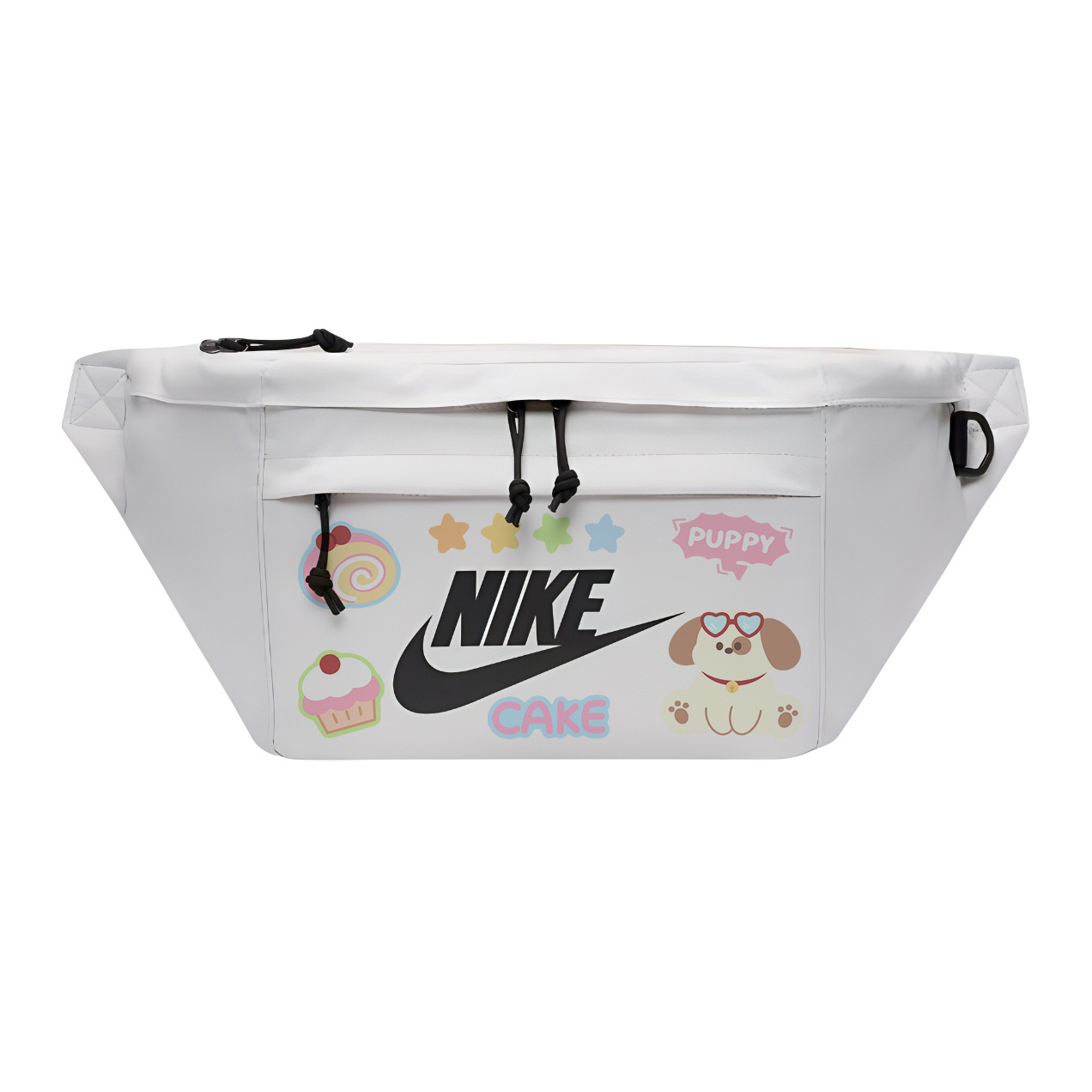 

Nike Одноплечевая набедренная сумка через плечо унисекс белая, Dessert Puppy