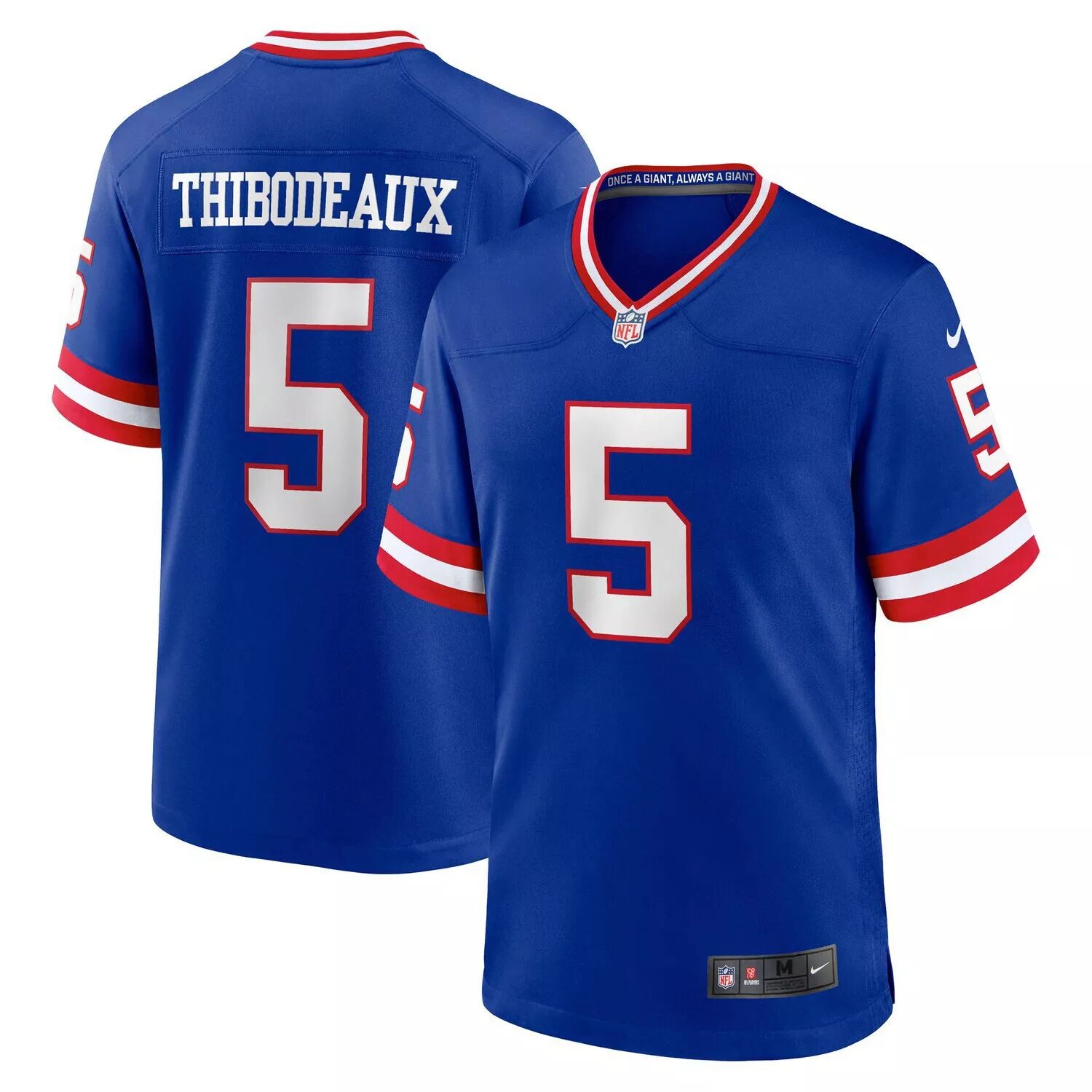 

Мужское классическое игровое джерси Kayvon Thibodeaux Royal New York Giants Nike