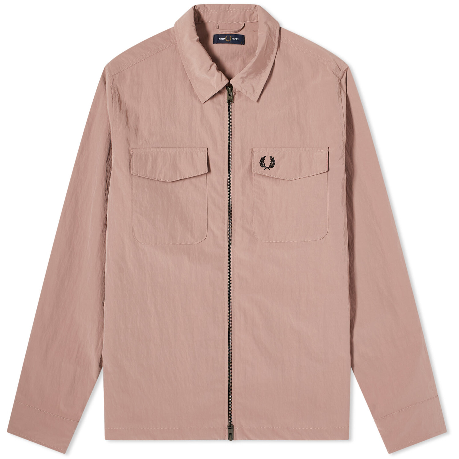 

Куртка Fred Perry Zip Overshirt, цвет Dark Pink