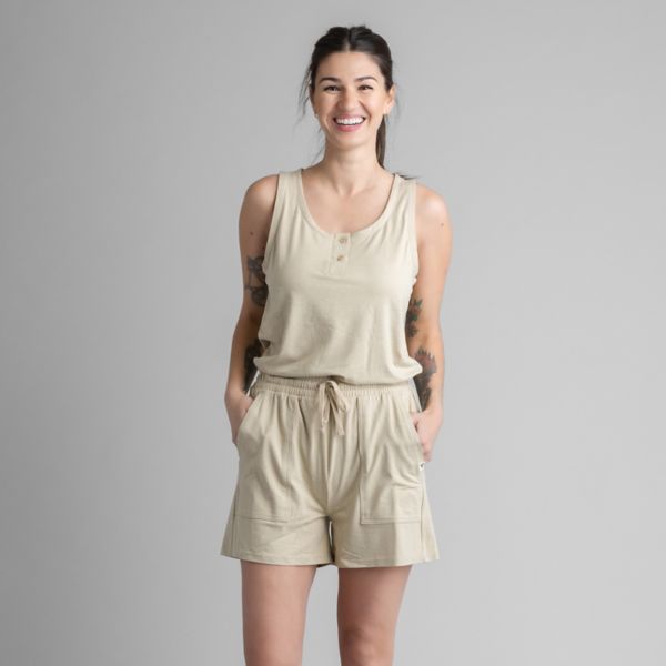 

Женский комбинезон хенли для путешествий Liv Outdoor, цвет oatmeal heather