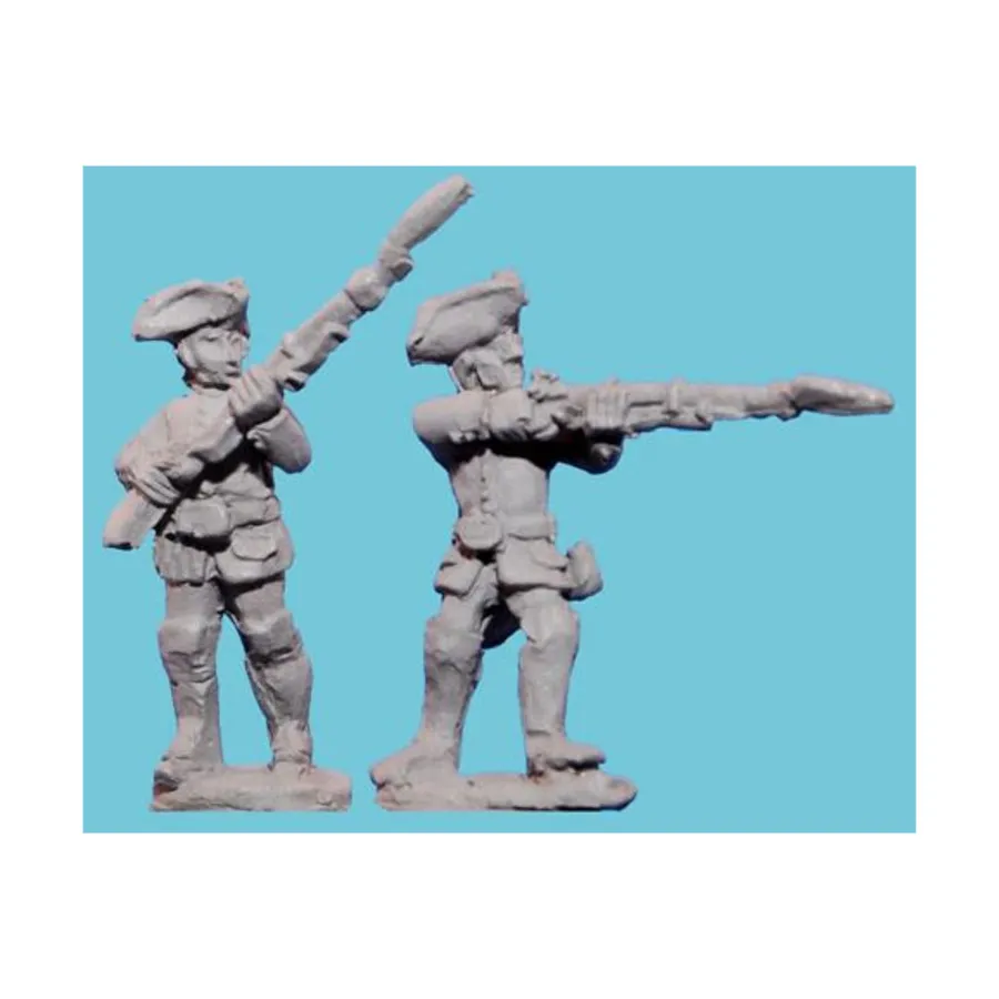 

Летняя форма мушкетеров на огневом рубеже Корпуса наблюдения, Age of Reason Miniatures - Seven Years War - Russian (15mm)