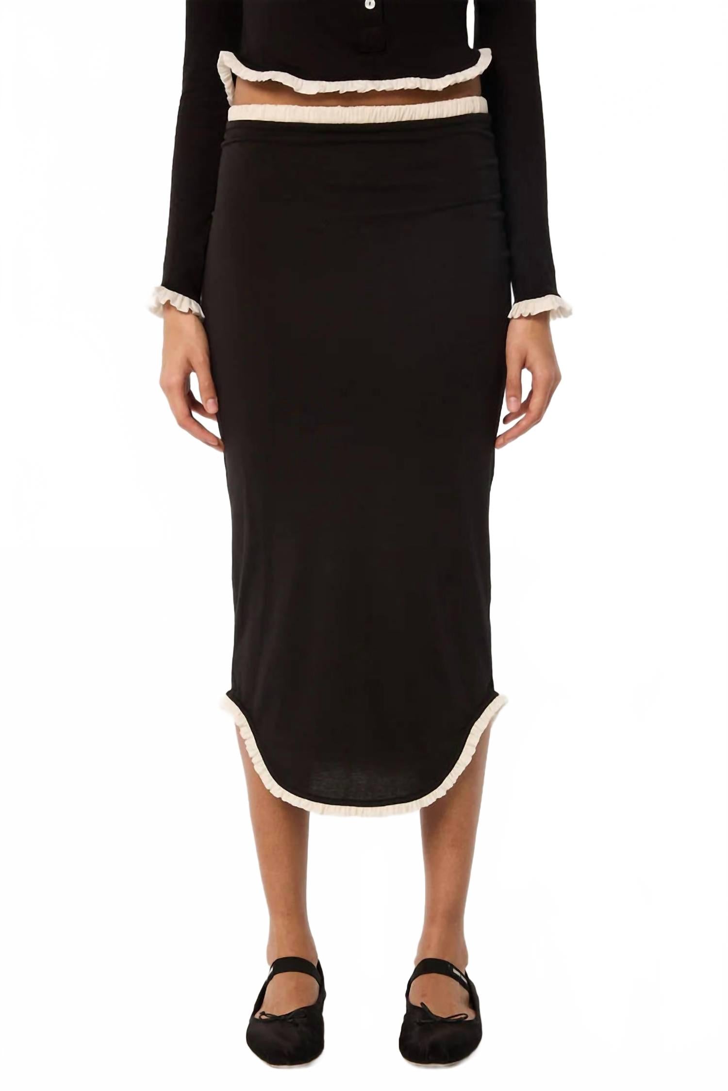 

Юбка Marion в черном цвете THE LINE BY K