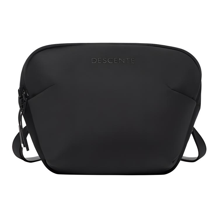 

DESCENTE Тканевая сумка через плечо унисекс черная, Black
