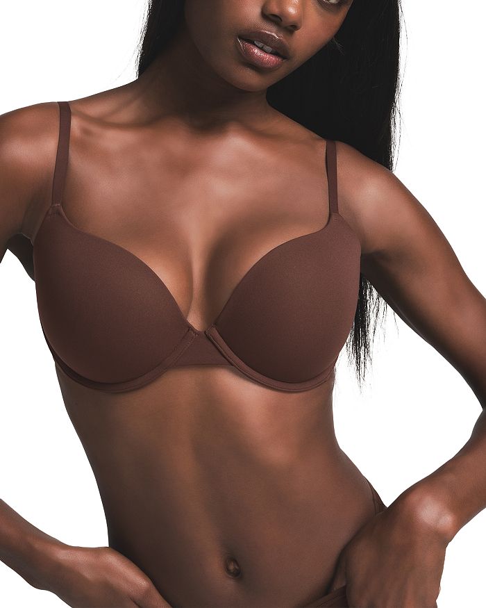 

Бюстгальтер Push Up Demi Bra Fits Everybody SKIMS, коричневый