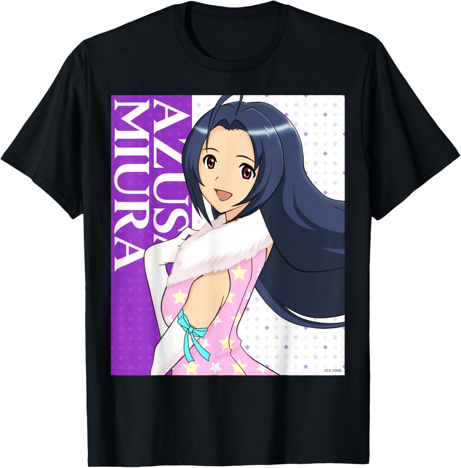 

Футболка iDOLM@STER SP Azusa Miura Bandai Namco Entertainment Inc., черный