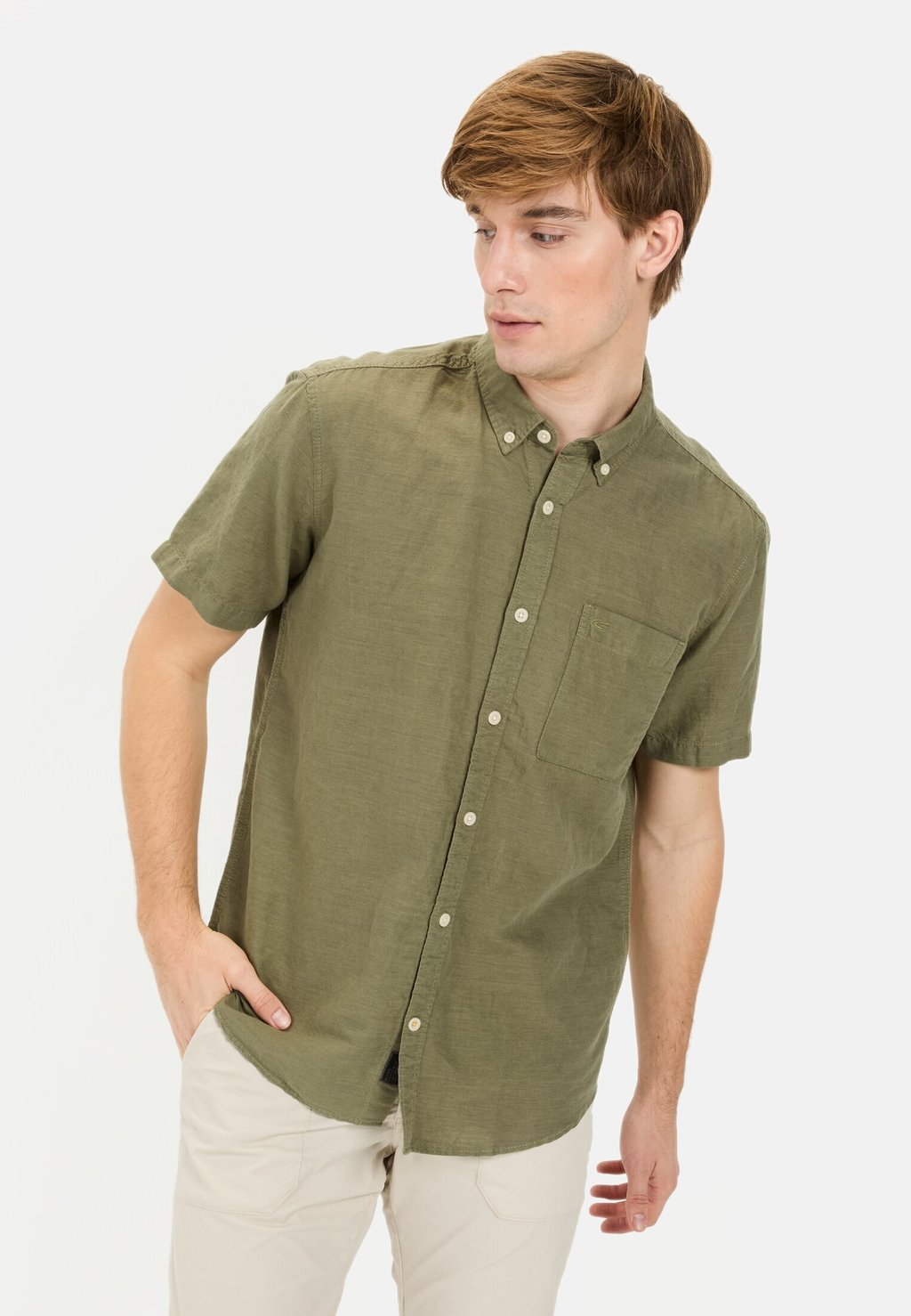

Рубашка SHORTSLEEVE camel active, хаки