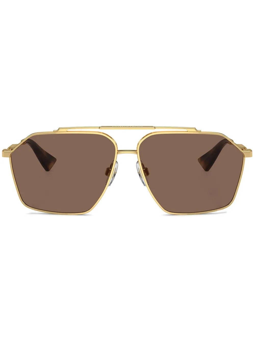 

Солнцезащитные очки в квадратной оправе Dolce & Gabbana Eyewear, золотой