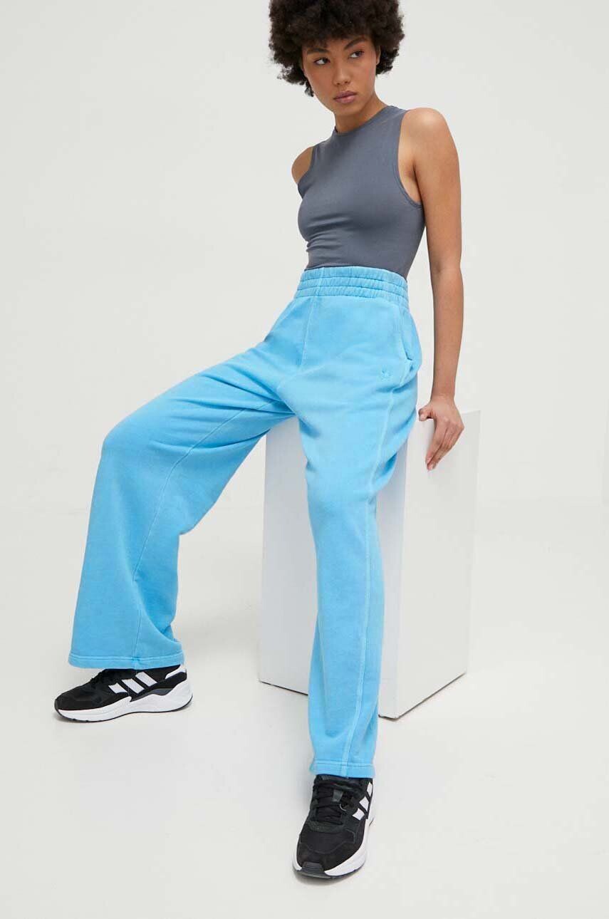 

Спортивные брюки из хлопка adidas Originals, синий
