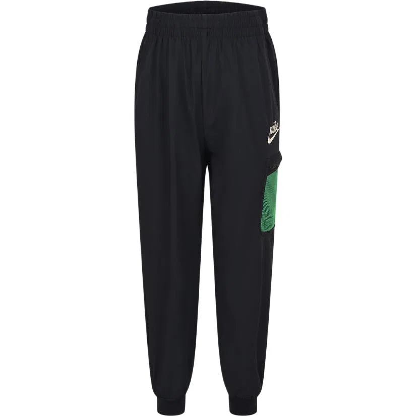 Детские штаны Nike Black/Green/White