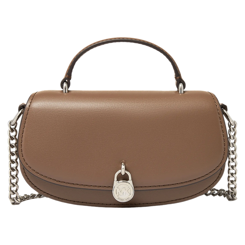 

MICHAEL KORS Сумка-кроссбод Mila Split Cow Leather Mini женская светло-бежевая