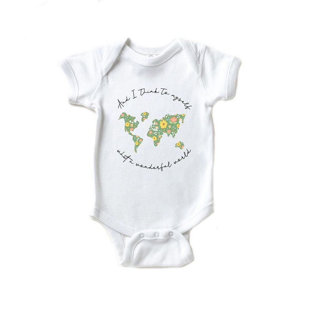 

Детское боди What A Wonderful World The Juniper Shop, белый