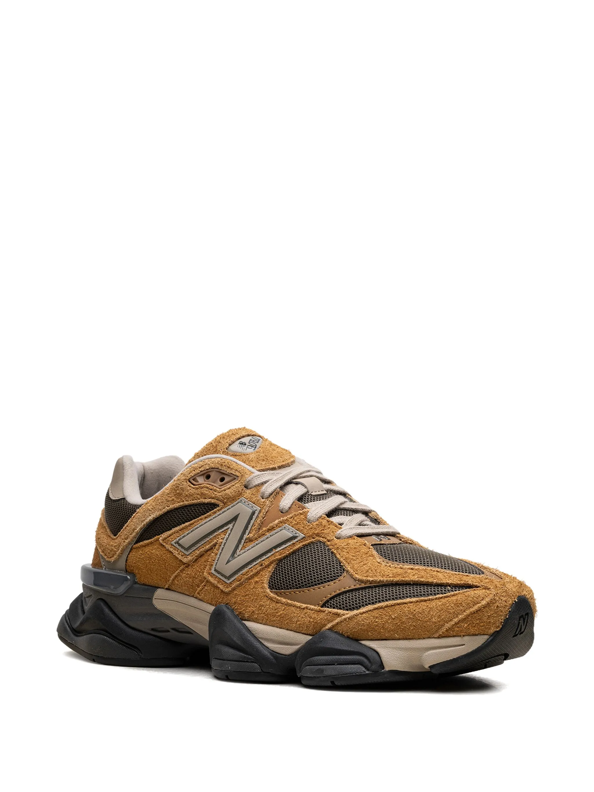 Кроссовки 9060 со вставками New Balance, коричневый — фото 2