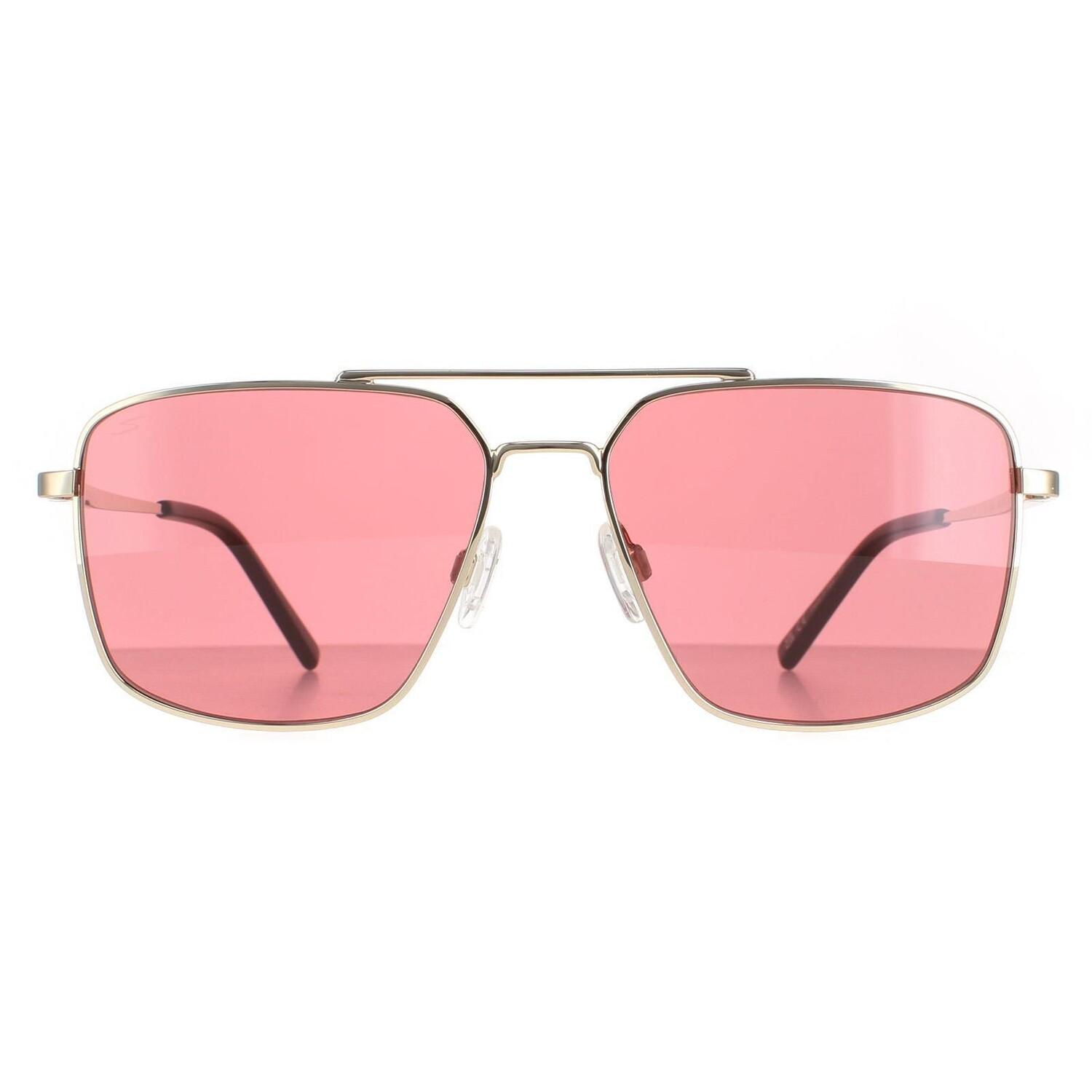 

Солнцезащитные очки Aviator из блестящего светло-золотистого цвета Saturn Sedona Aitkin Serengeti, золото