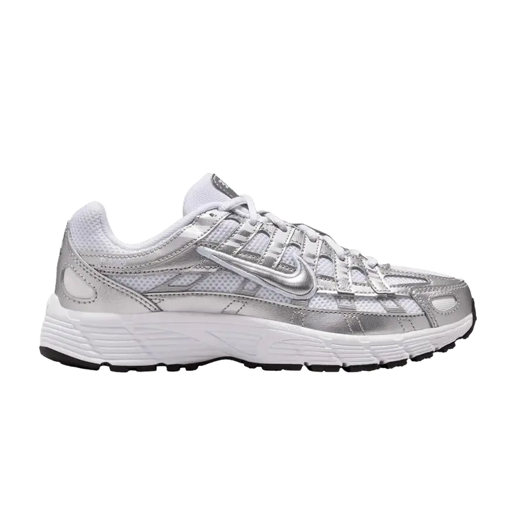 

Кроссовки Nike P-6000 GS 'White Metallic Silver', белый