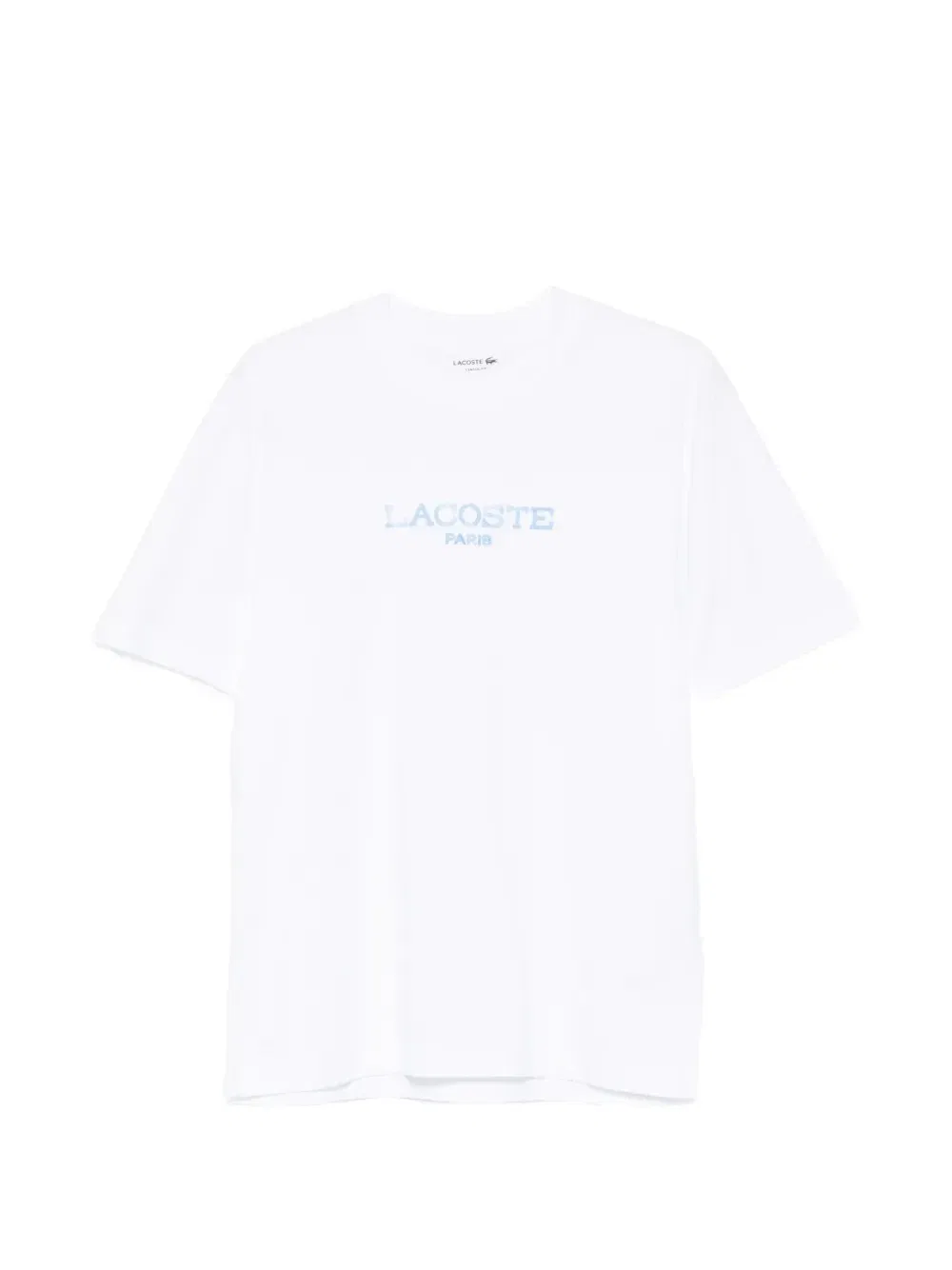 Футболка с короткими рукавами и логотипом Lacoste, белый