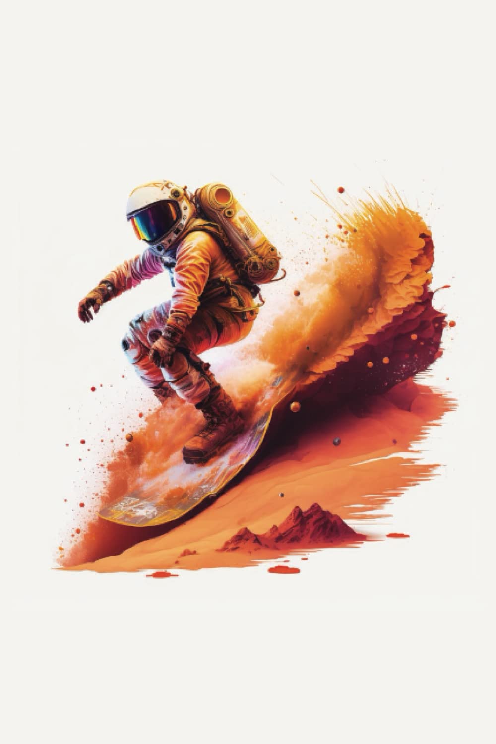 

Surfing the Cosmos: 6x9 Notebook with 150 Ruled Pages - Perfect for Writing, Journaling, or Note Taking - Features a Fun and Unique Surfing Astronaut Design