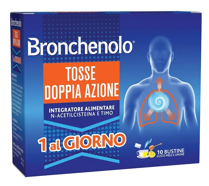 

Бронхенол от кашля двойного действия, 10 пакетиков от кашля Bronchenolo