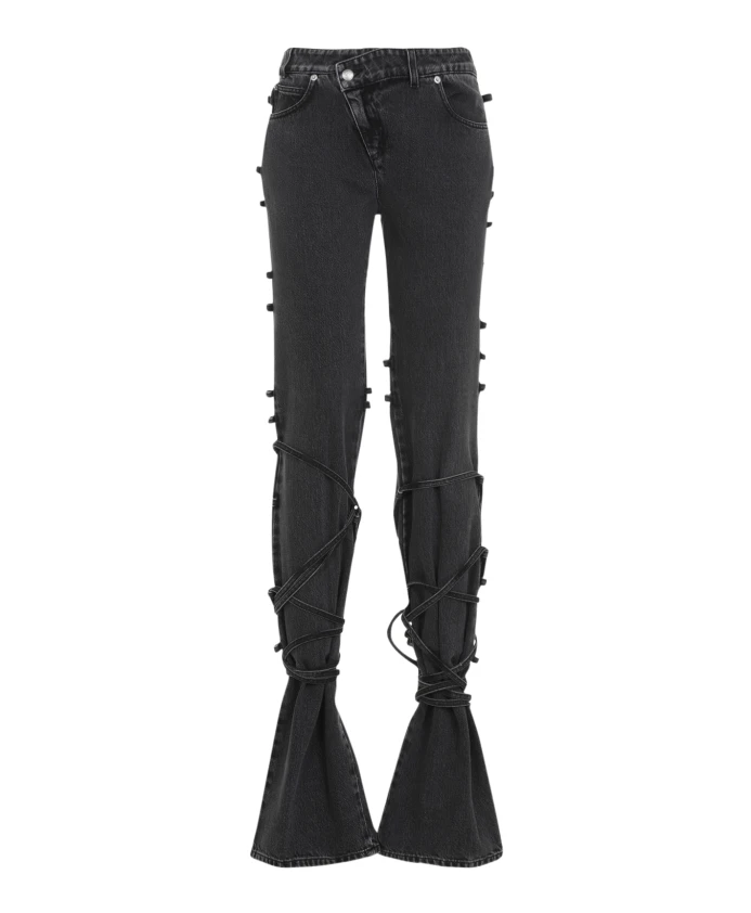 

Джинсы женские AW24 Alexander Mcqueen, черный