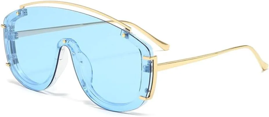 

Металлические солнцезащитные очки. Стильный градиентный дизайн. Большой размер. Спортивные очки. Леопардовый принт. Металлическая оправа. Солнцезащитные очки KTUCN, 4