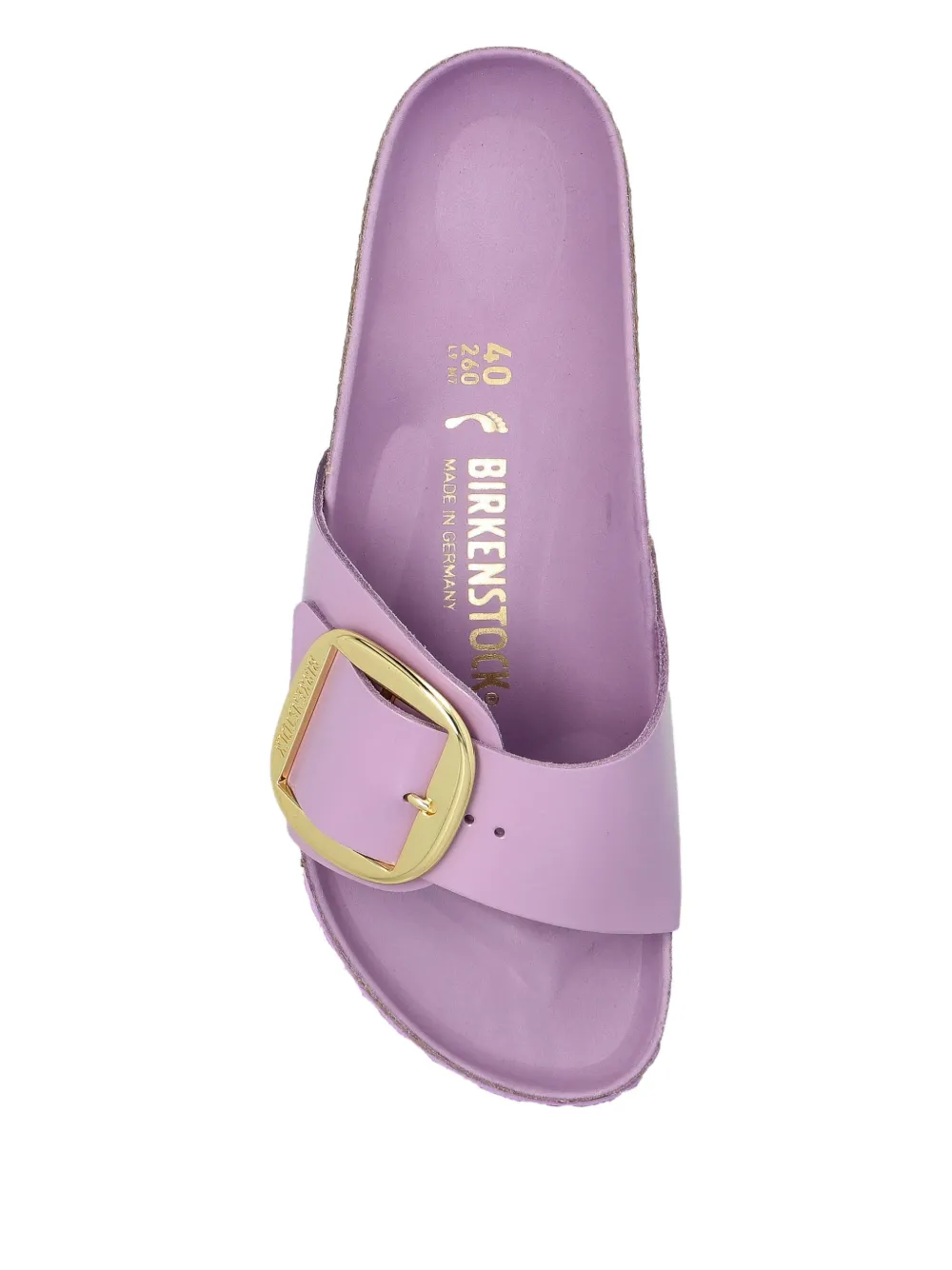 Сандалии из кожи Madrid BIRKENSTOCK, фиолетовый — фото 4