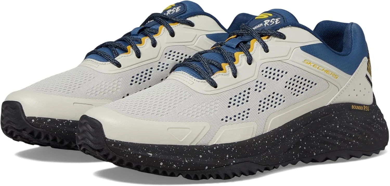 Мужские кроссовки Skechers Bounder Rse, Natural Duraleather Mesh Multi Trim — фото 2