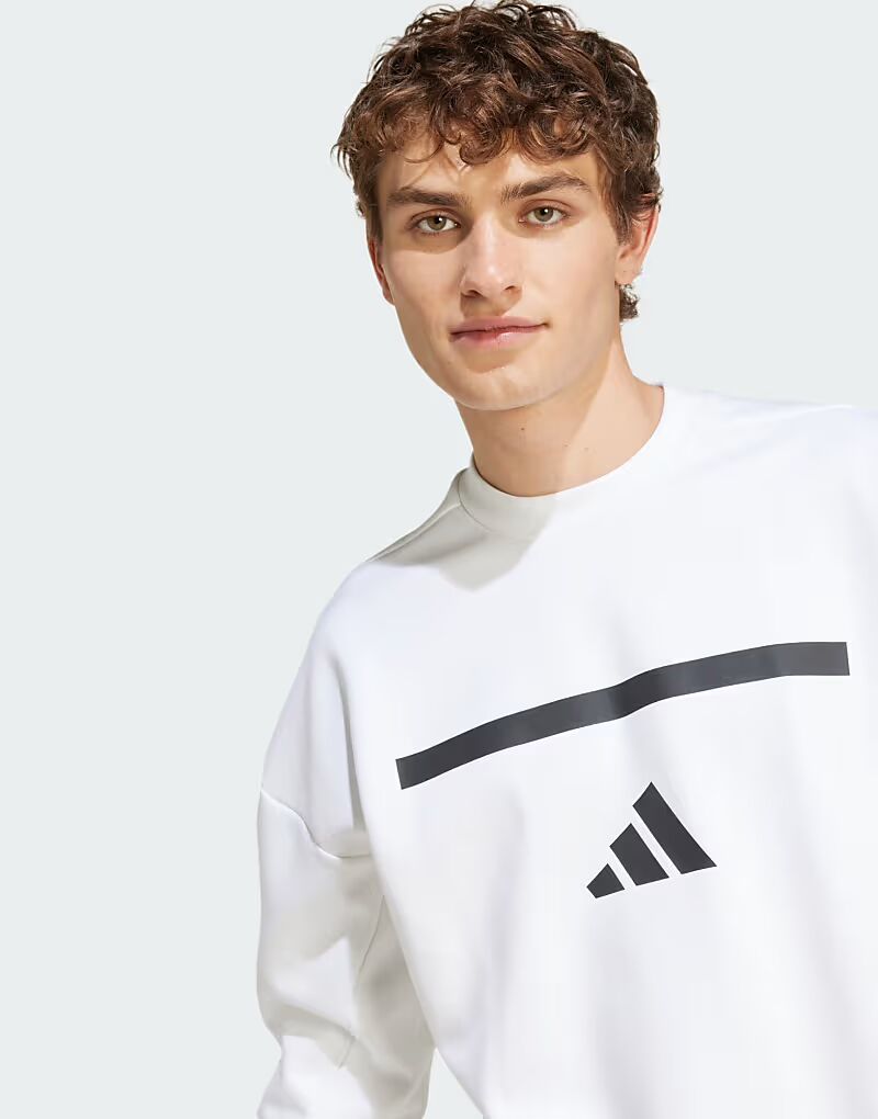 Толстовка Adidas Originals zne белого цвета Adidas Performance — фото 2