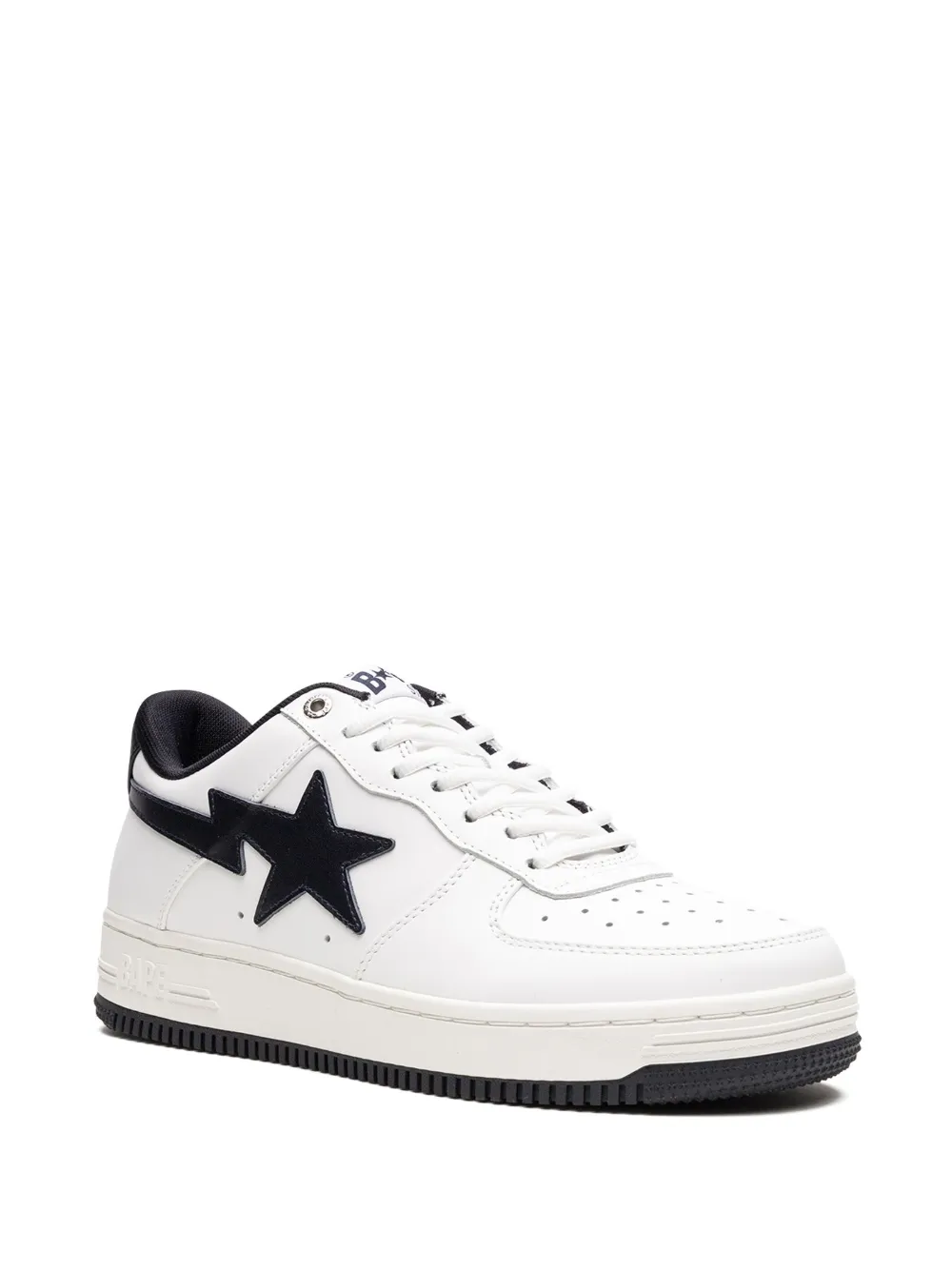 Кроссовки Jjjjound x Bapesta 'white navy' A BATHING APE, белый — фото 2
