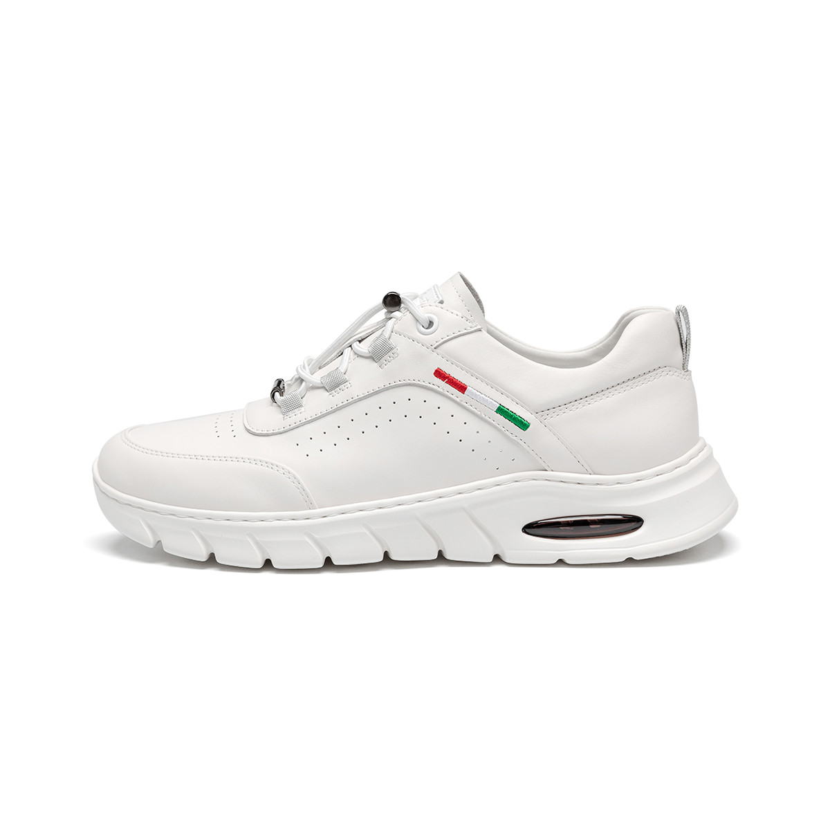 

J.BENATO Амортизирующие дышащие легкие низкие кеды мужские с эффектом отскока белые, цвет White