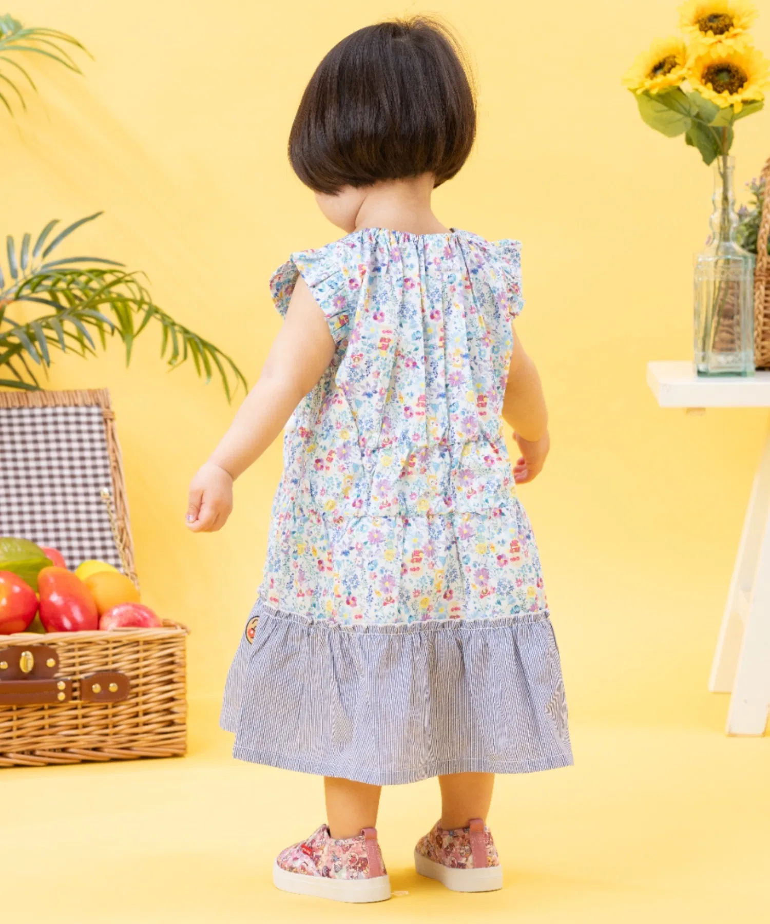 Детское платье ANPANMAN KIDS COLLECTION ひょっこりアップリケワンピース — фото 3